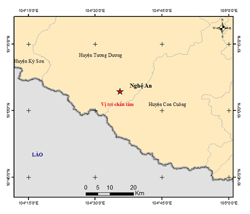 Động đất mạnh ở Nghệ An, người dân choáng váng - Ảnh 1.