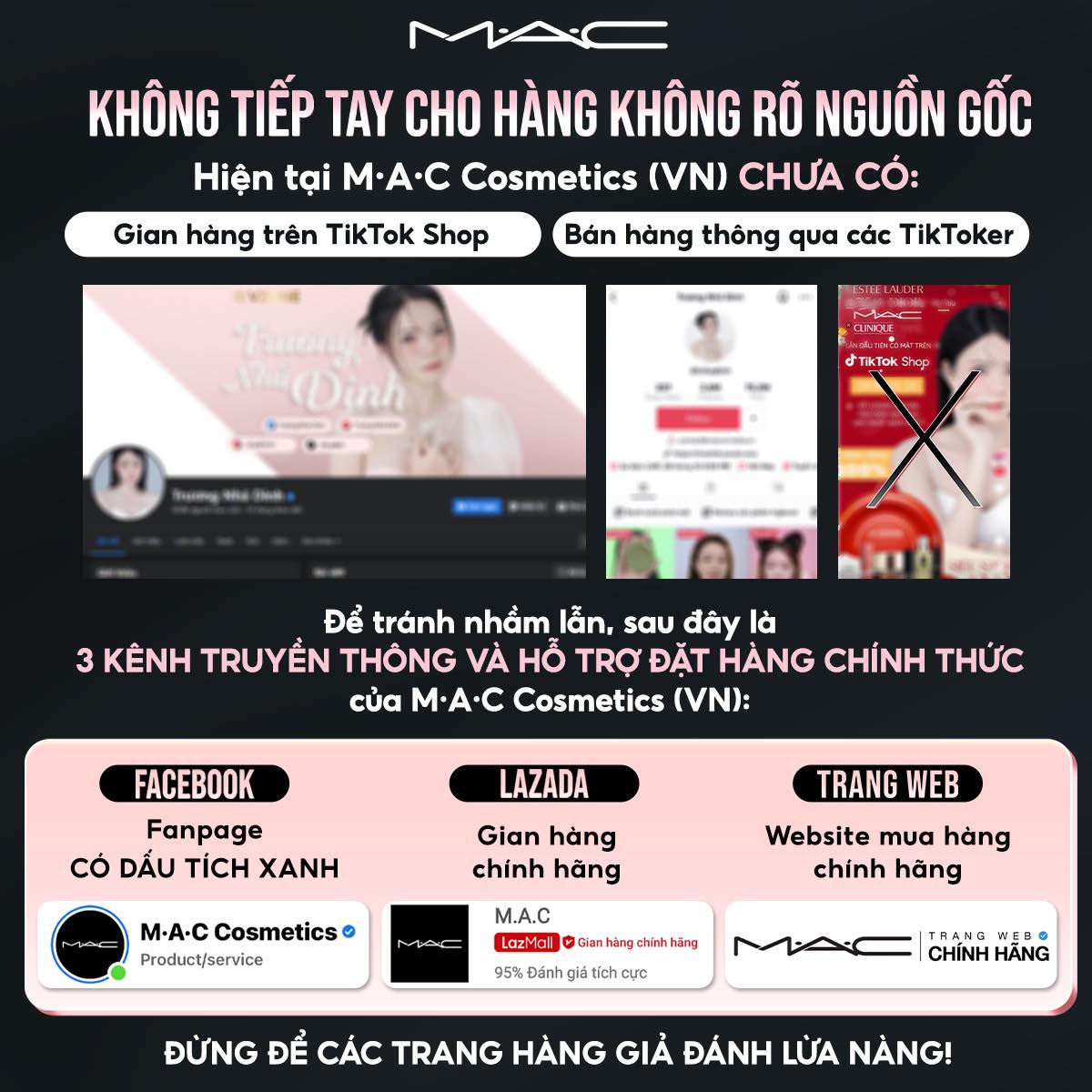 TikToker 2,6 triệu followers bị tố bán hàng giả, Estee Lauder và MAC Việt Nam lên tiếng cảnh báo người tiêu dùng - Ảnh 5.