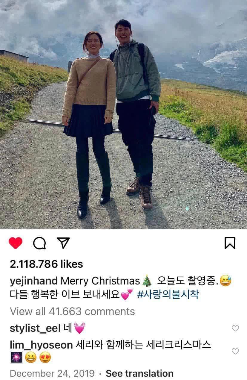 Hyun Bin - Son Ye Jin luôn chọn đúng Giáng sinh để đăng bài đặc biệt, ai dè cả 2 lần đều chấn động Kbiz - Ảnh 1.