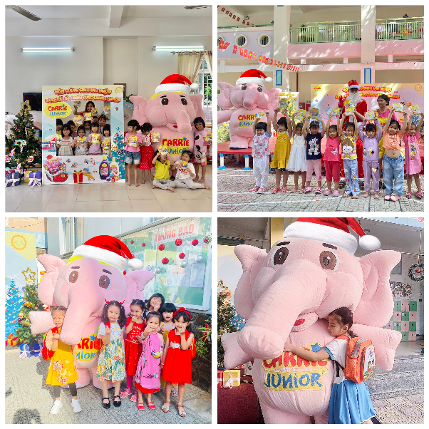 Nhìn lại loạt khoảnh khắc đáng yêu của các thiên thần nhí khi nhận quà Giáng sinh từ Santa Voi Hồng - Ảnh 3. Nhìn lại loạt khoảnh khắc đáng yêu của các thiên thần nhí khi nhận quà Giáng sinh từ Santa Voi Hồng - Ảnh 3.