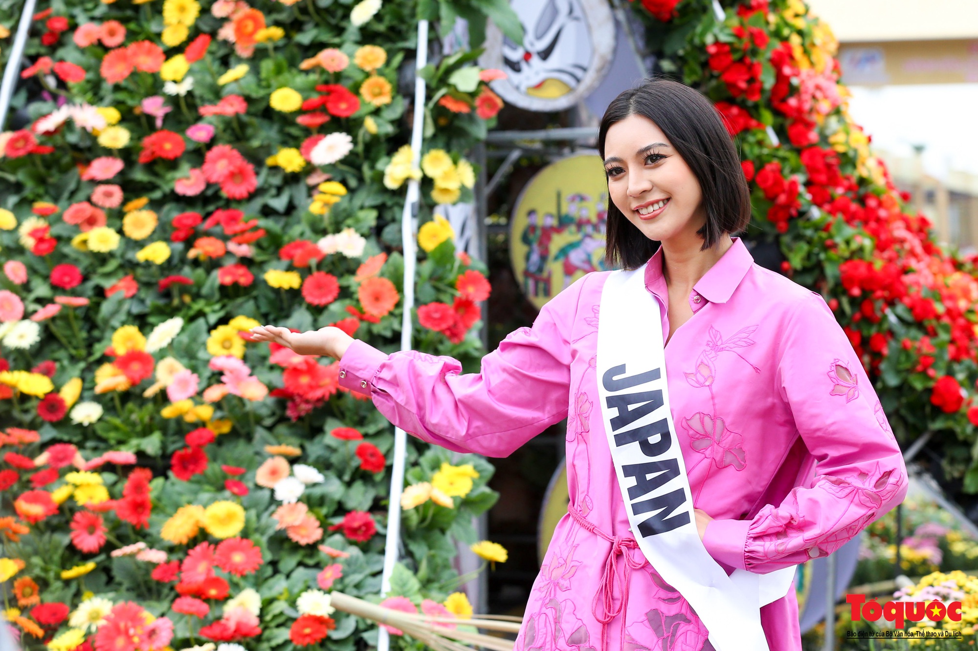 Dàn mỹ nhân Hoa hậu Du lịch thế giới khoe sắc cùng Lễ hội hoa Mê Linh - Ảnh 9.
