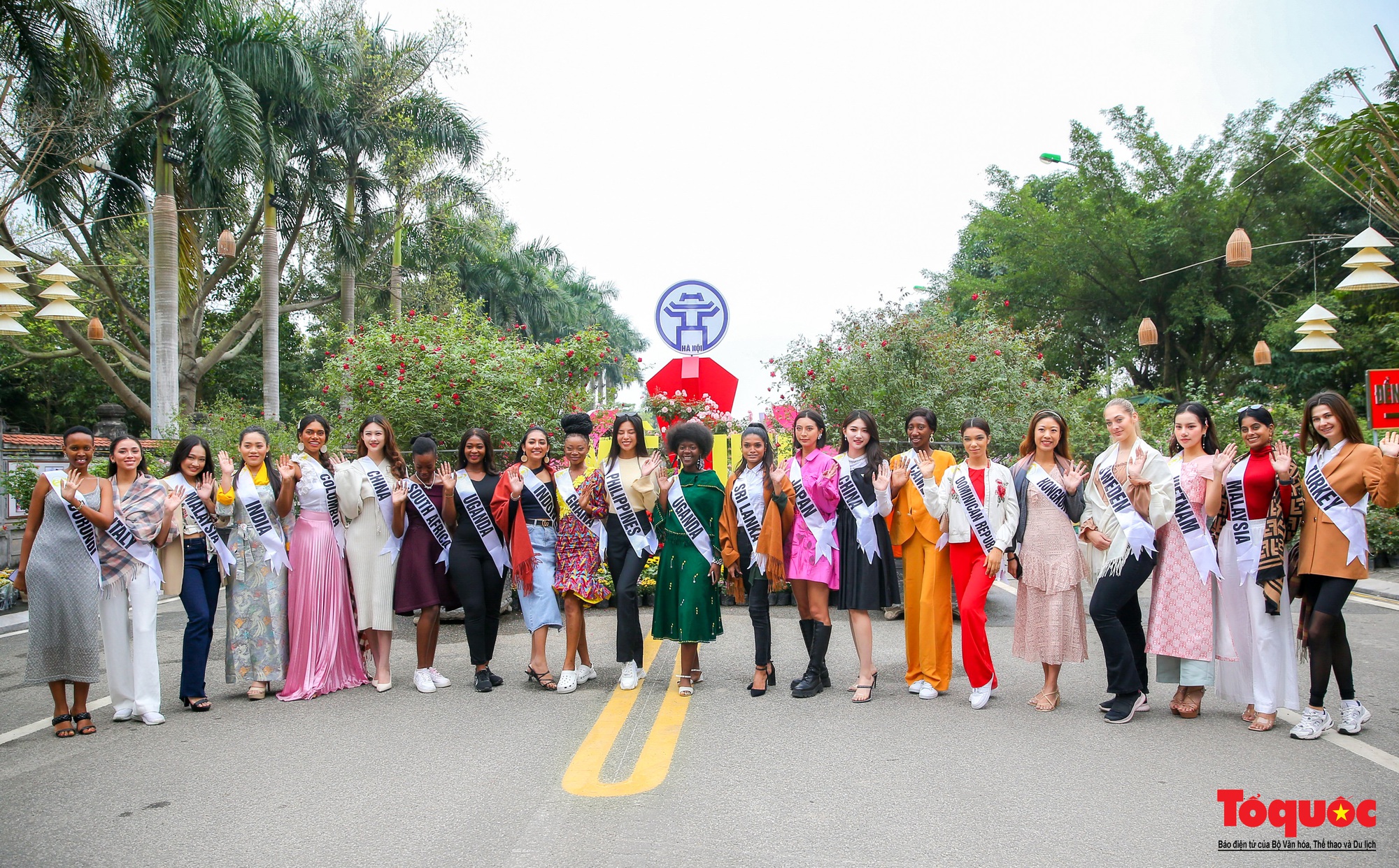 Dàn mỹ nhân Hoa hậu Du lịch thế giới khoe sắc cùng Lễ hội hoa Mê Linh - Ảnh 15.