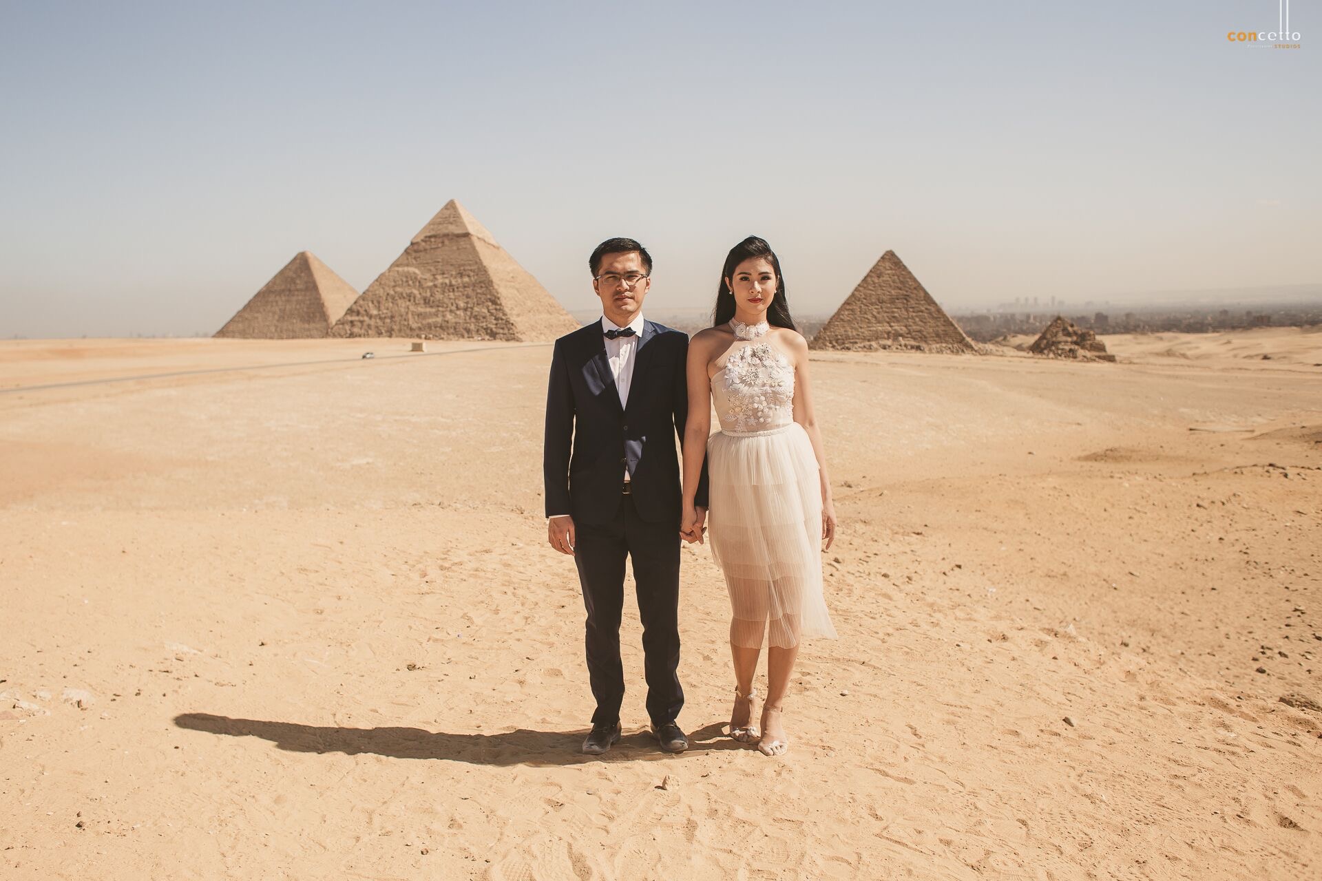 Hoa hậu Ngọc Hân lần đầu công bố ảnh cưới tại Ai Cập - Ảnh 4.