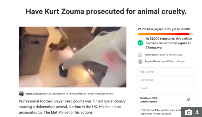 Cả thế giới chống lại Kurt Zouma sau vụ ngược đãi thú nuôi trong nhà - Ảnh 1.