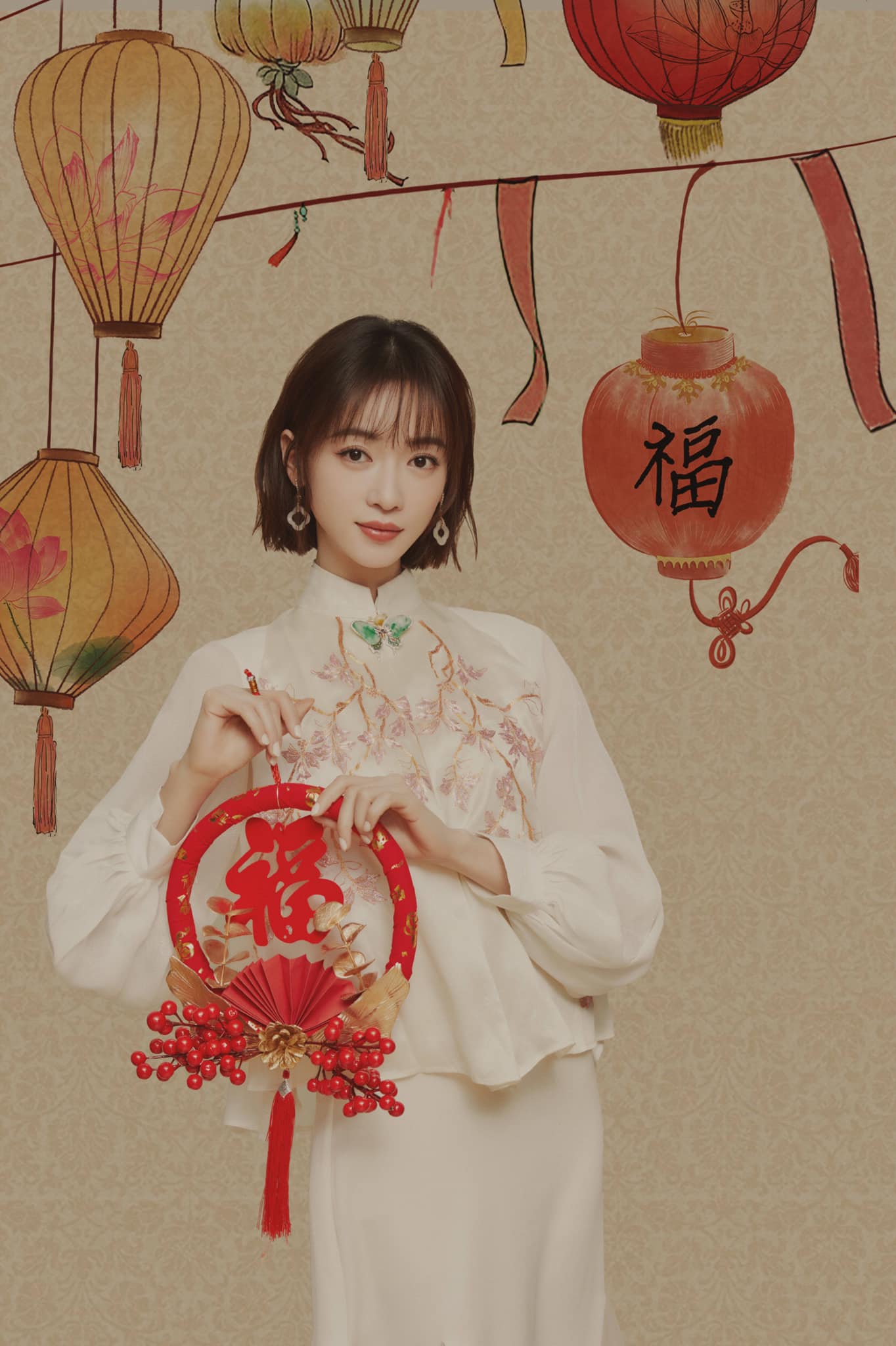 Ngô Cẩn Ngôn lên sân khấu thì đẹp rực rỡ, nhìn ảnh thực tế lại quá gầy, có gì khác so với thời Diên Hi công lược? - Ảnh 8.