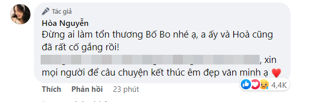 Vừa thông báo chia tay, Hòa Minzy nói một câu về bố của con trai nghe mà xúc động - Ảnh 3.