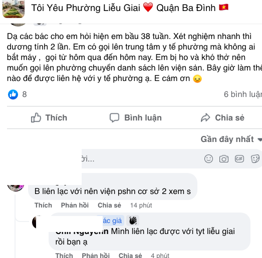 Bà bầu 38 tuần dương tính, gọi báo y tế phường hơn nửa ngày vẫn không thể liên lạc được - Ảnh 1.