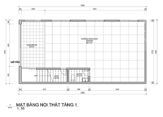  Thiết kế nhà ống 4 tầng rộng gần 72m² vừa để ở vừa kinh doanh với tổng chi phí 2,8 tỷ đồng - Ảnh 1.