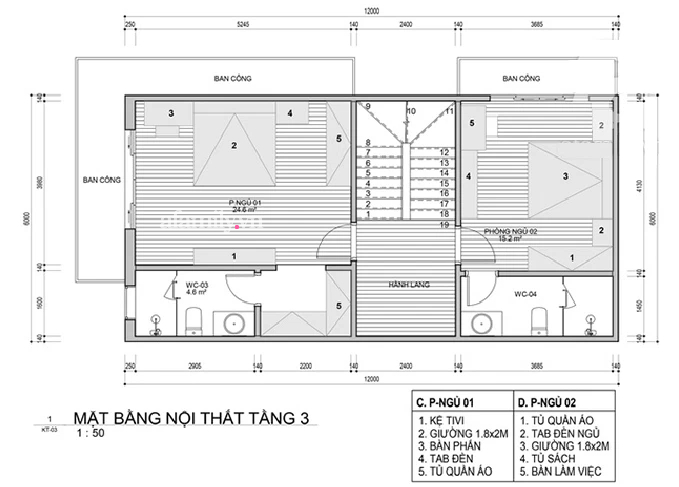  Thiết kế nhà ống 4 tầng rộng gần 72m² vừa để ở vừa kinh doanh với tổng chi phí 2,8 tỷ đồng - Ảnh 3.