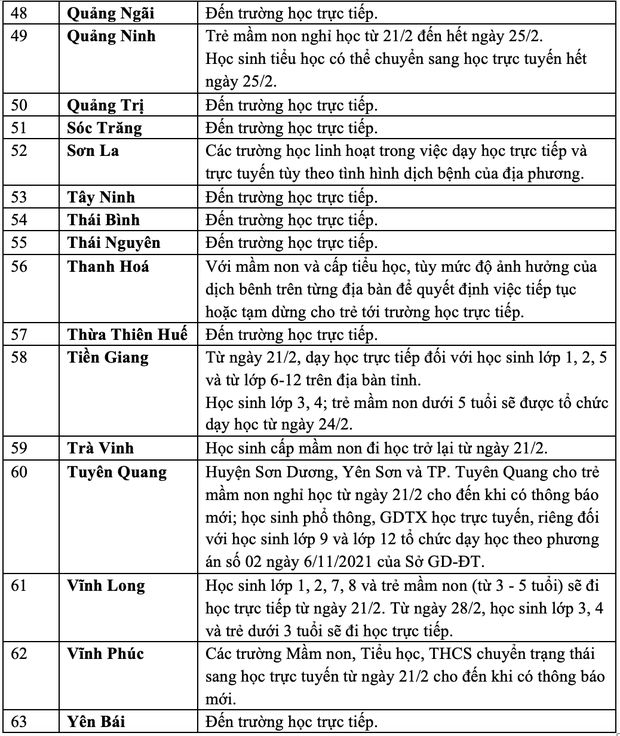 MỚI: Hơn 12 tỉnh, thành cho học sinh nghỉ học vì số ca F0 tăng mạnh - Ảnh 4.