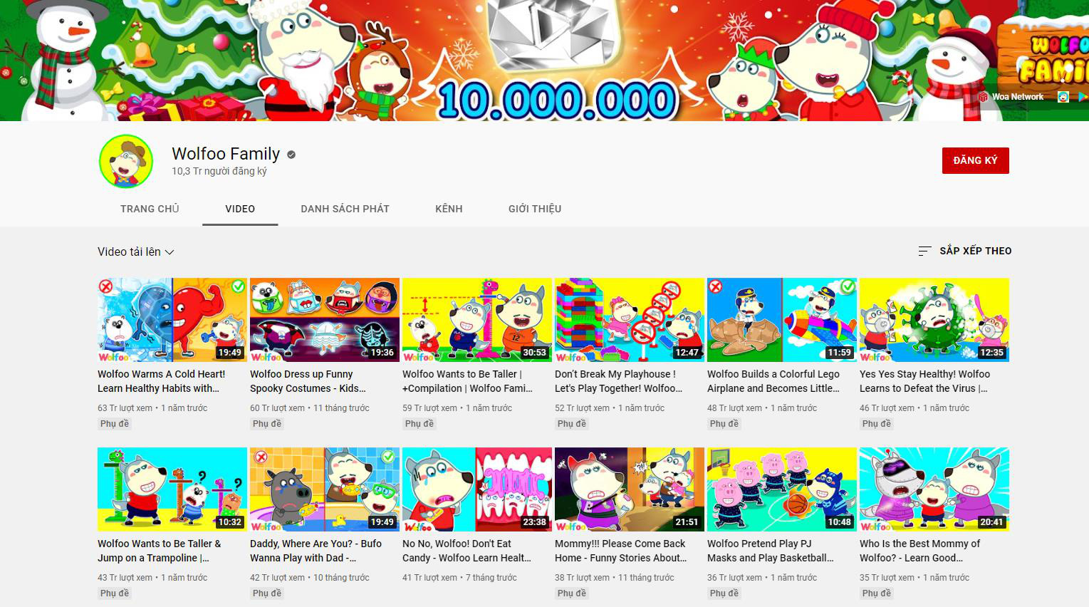 Wolfoo – Kênh hoạt hình Việt dành riêng cho trẻ em đạt 2 nút kim cương Youtube, lọt Top 50 tại Mỹ - Ảnh 2.