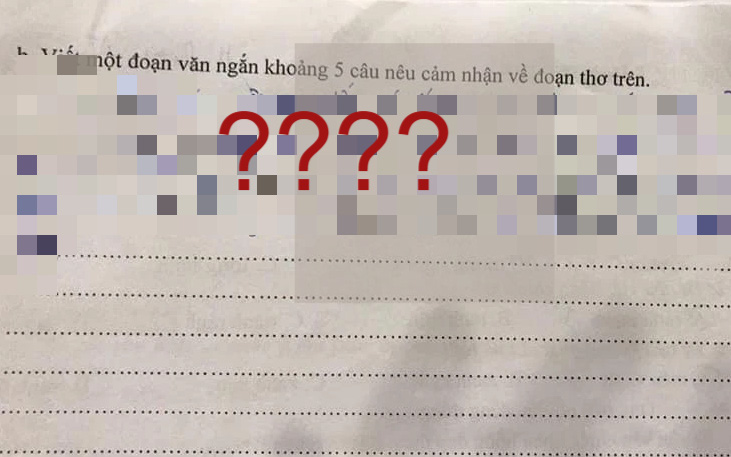 Học sinh lớp 5 viết văn nêu cảm nghĩ về 1 đoạn thơ, tác giả đọc xong muốn xỉu ngay tại chỗ: Phen này chắc đổi nghề luôn quá!