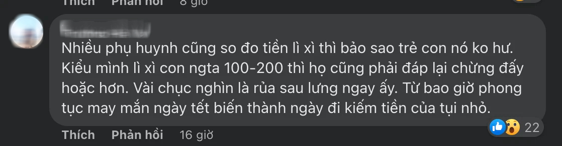 Lì xì cho trẻ 100 nghìn thì nhận câu: Có 2 tờ 50 thôi hả?, cô gái nghĩ thầm trong bụng một thứ gây cười sảng - Ảnh 4.