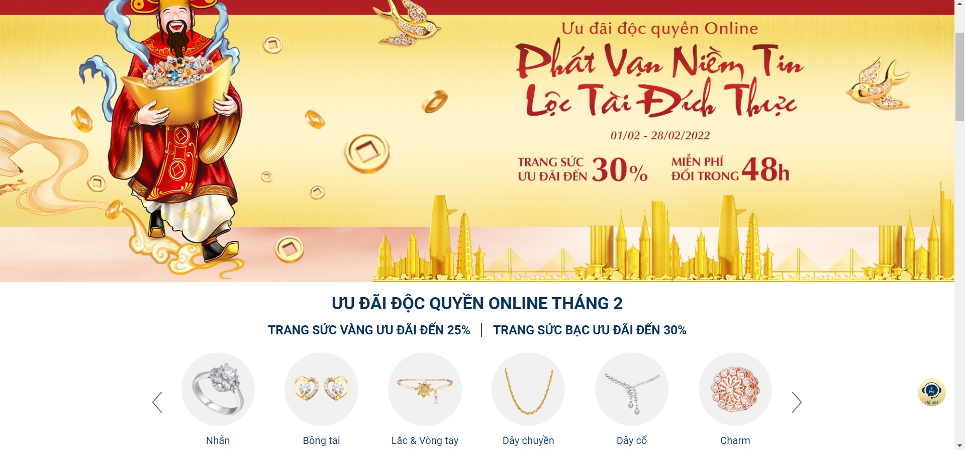Mùa dịch, cửa hàng vàng lớn từ DOJI, Bảo Tín Minh Châu, PNJ,... đủ mẫu đa dạng phục vụ khách mua vàng online lấy vía Thần Tài tại nhà - Ảnh 4.