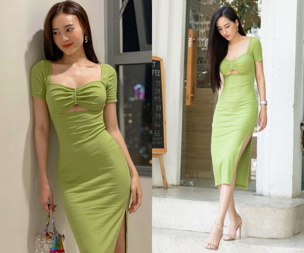 Đụng hàng Mai Phương Thúy, Lan Ngọc thua thiệt gần 20cm nhưng vẫn hack dáng thông minh - Ảnh 8. Đụng hàng Mai Phương Thúy, Lan Ngọc thua thiệt gần 20cm nhưng vẫn hack dáng thông minh - Ảnh 8.