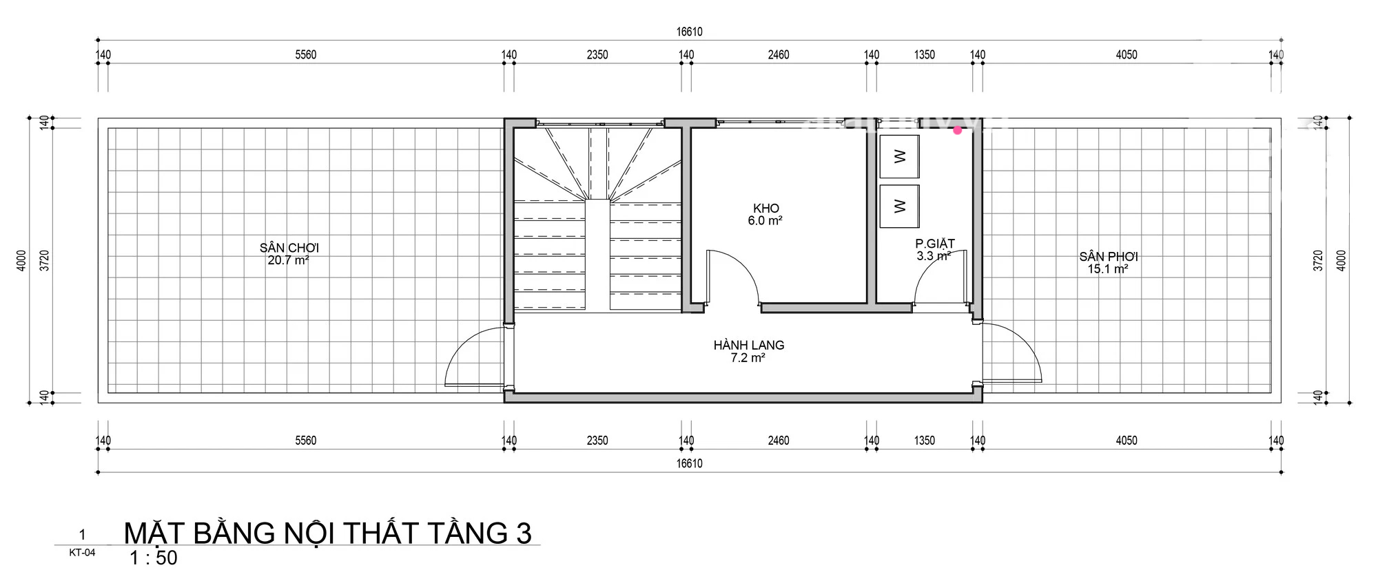 Thiết kế nhà ống 3 tầng 80m² với tổng chi phí hơn 900 triệu đồng - Ảnh 3.