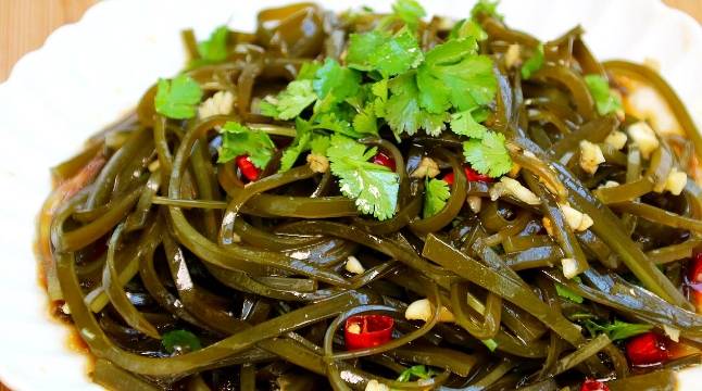 salad tảo bẹ