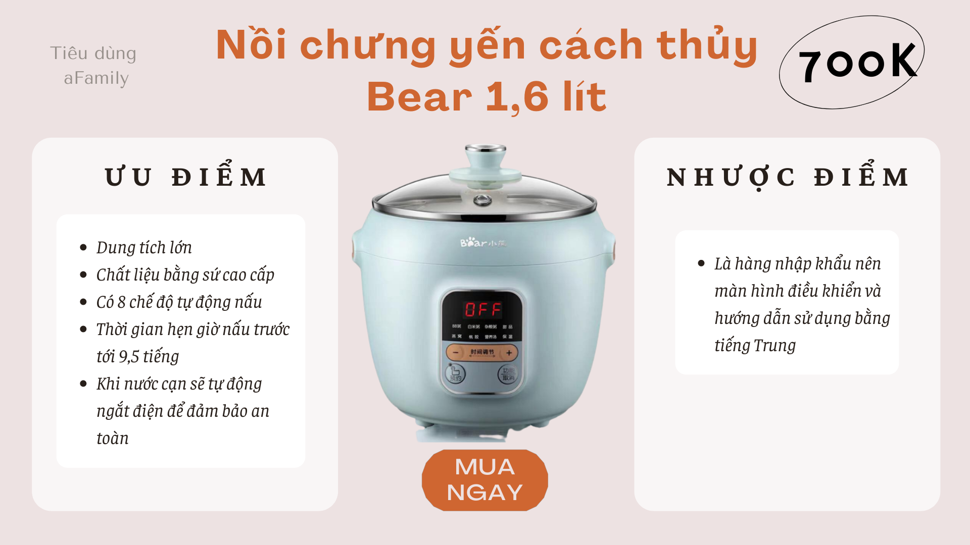 Có nên MUA RIÊNG NỒI để chưng yến, loại nào tốt &quot;dạng top&quot; trên thị trường bạn cần quan tâm? - Ảnh 6.