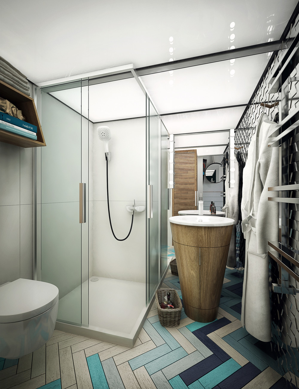 Căn hộ nhỏ 24m² tưởng chật mà "chất lừ" - Ảnh 7. Căn hộ nhỏ 24m² tưởng chật mà "chất lừ" - Ảnh 7.