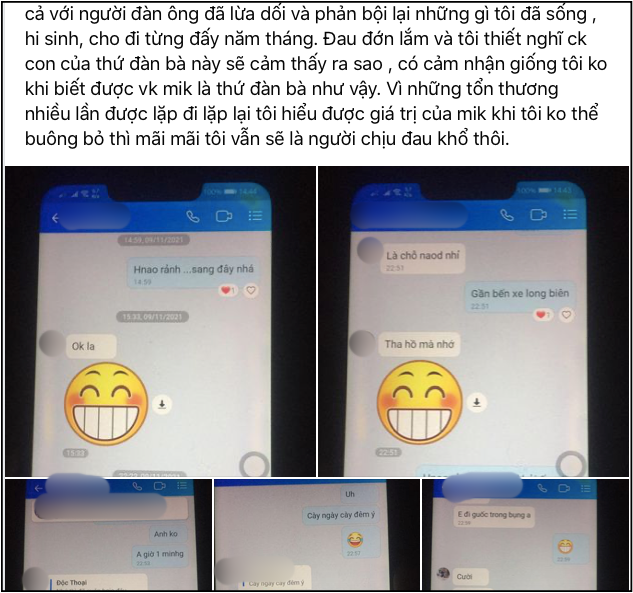 Vợ bóc phốt chồng ngoại tình, gửi cả ảnh "giường chiếu" cho nhau: Công bố tin nhắn của hai kẻ sau trái và thái độ tiểu tam khi chồng về! - Ảnh 1. Vợ bóc phốt chồng ngoại tình, gửi cả ảnh "giường chiếu" cho nhau: Công bố tin nhắn của hai kẻ sau trái và thái độ tiểu tam khi chồng về! - Ảnh 1.