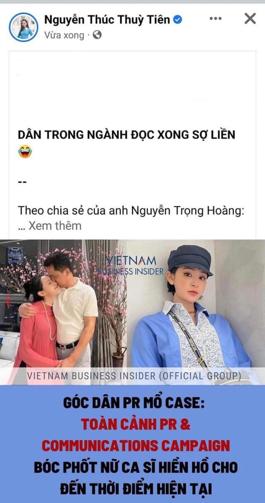 Hoa hậu Thuỳ Tiên hóng drama hot nhất showbiz nhưng quên thoát nick, và đây là cái kết! - Ảnh 2.