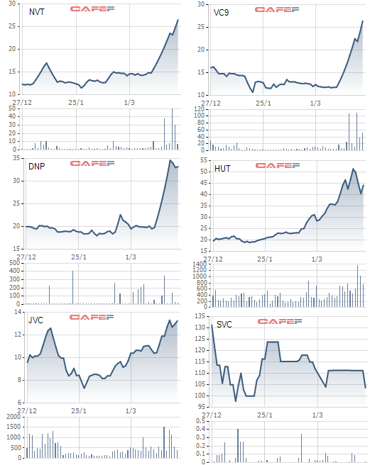 Nhóm cổ phiếu liên quan DNP và hoa hậu Ngọc Hân nổi sóng tuần thứ 2 liên tiếp: 2 mã trần 4/5 phiên trong tuần, giá tăng 70% chỉ trong 2 tuần - Ảnh 2.