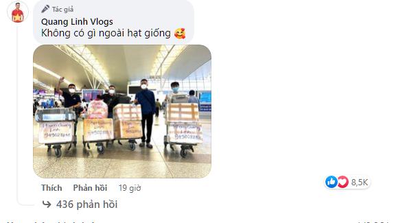 Quang Linh Vlogs revealed the inside of the large and small box luggage brought on the flight back to Africa - Photo 2.