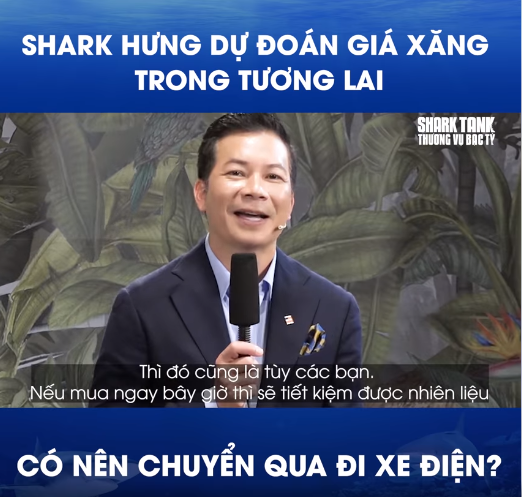 Xăng tăng, liệu có nên tậu xe điện: Shark Hưng bật mí câu trả lời - Ảnh 3. Xăng tăng, liệu có nên tậu xe điện: Shark Hưng bật mí câu trả lời - Ảnh 3.