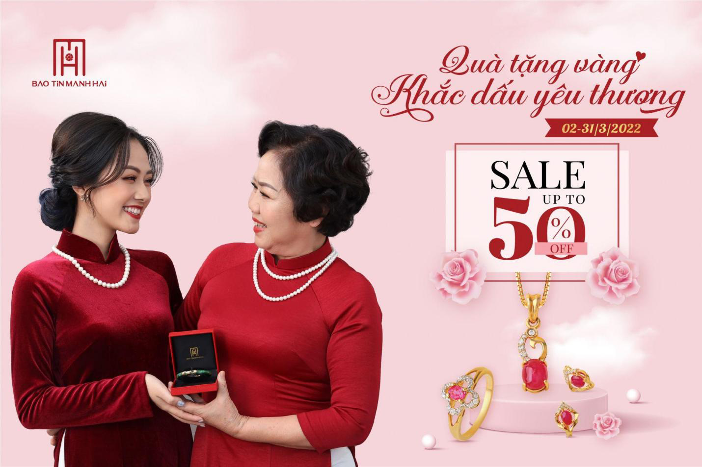 Bảo T&iacute;n Mạnh Hải mang đến qu&agrave; tặng v&agrave;ng ng&agrave;y 8/3 qua BST Women are Gems - Ảnh 1.