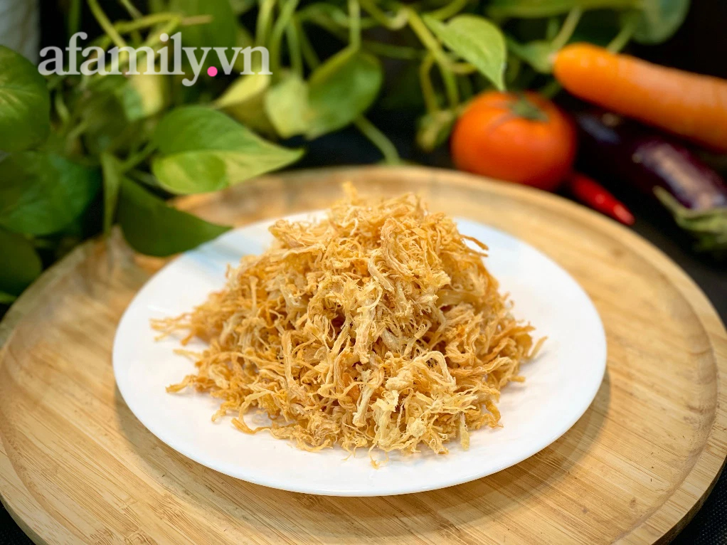 Công thức làm ruốc gà nấm siêu ngon miệng làm món ăn dần mỗi sáng