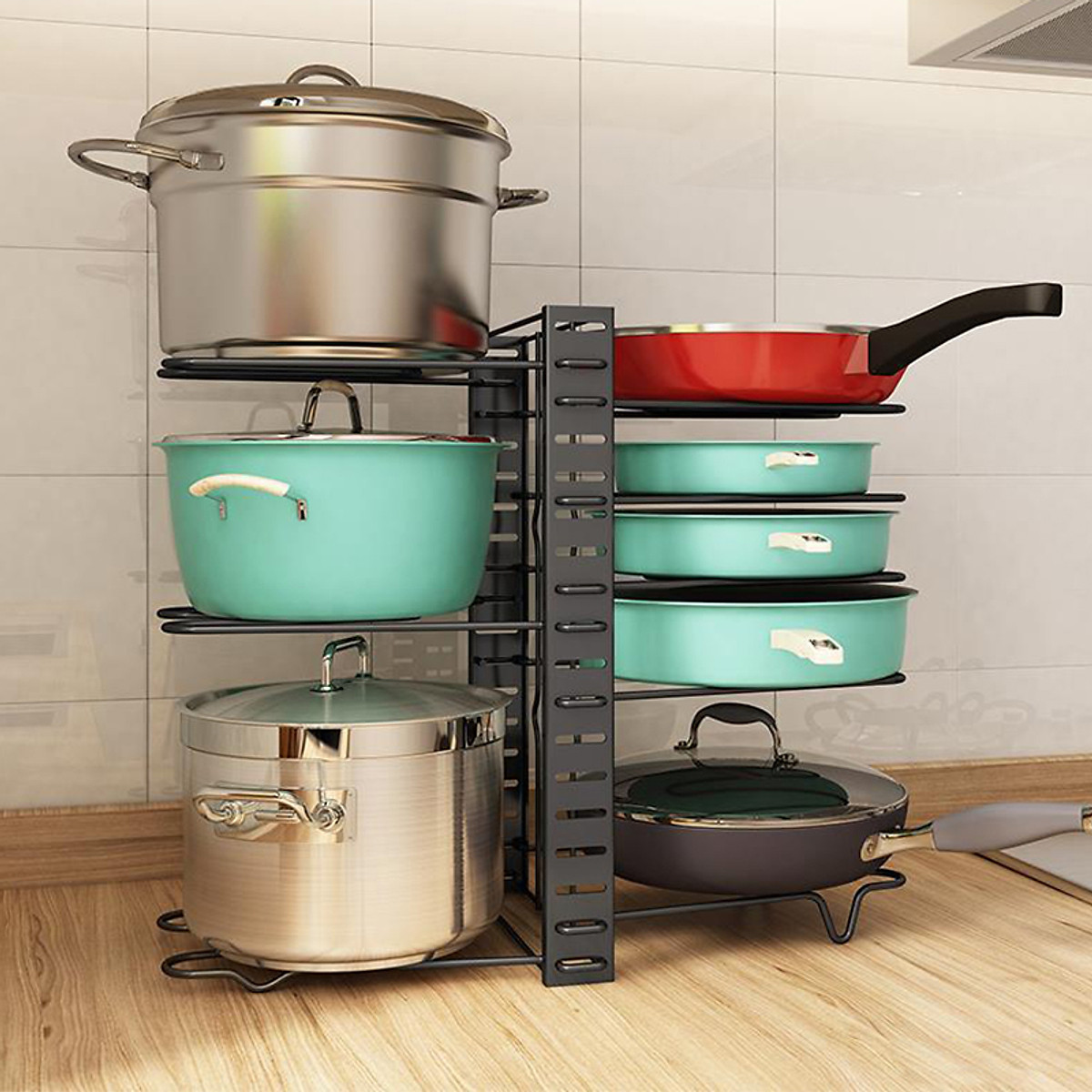 Upgrade the storage for the family kitchen with beautiful small accessories at an 