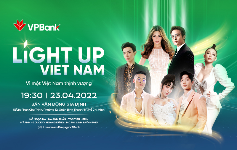 Đại tiệc âm nhạc Light Up Vietnam do VPBank tổ chức mời toàn sao “đỉnh chóp” như Hà Hồ, Hà Anh Tuấn, Tóc Tiên và con gái Mỹ Linh… - Ảnh 1.