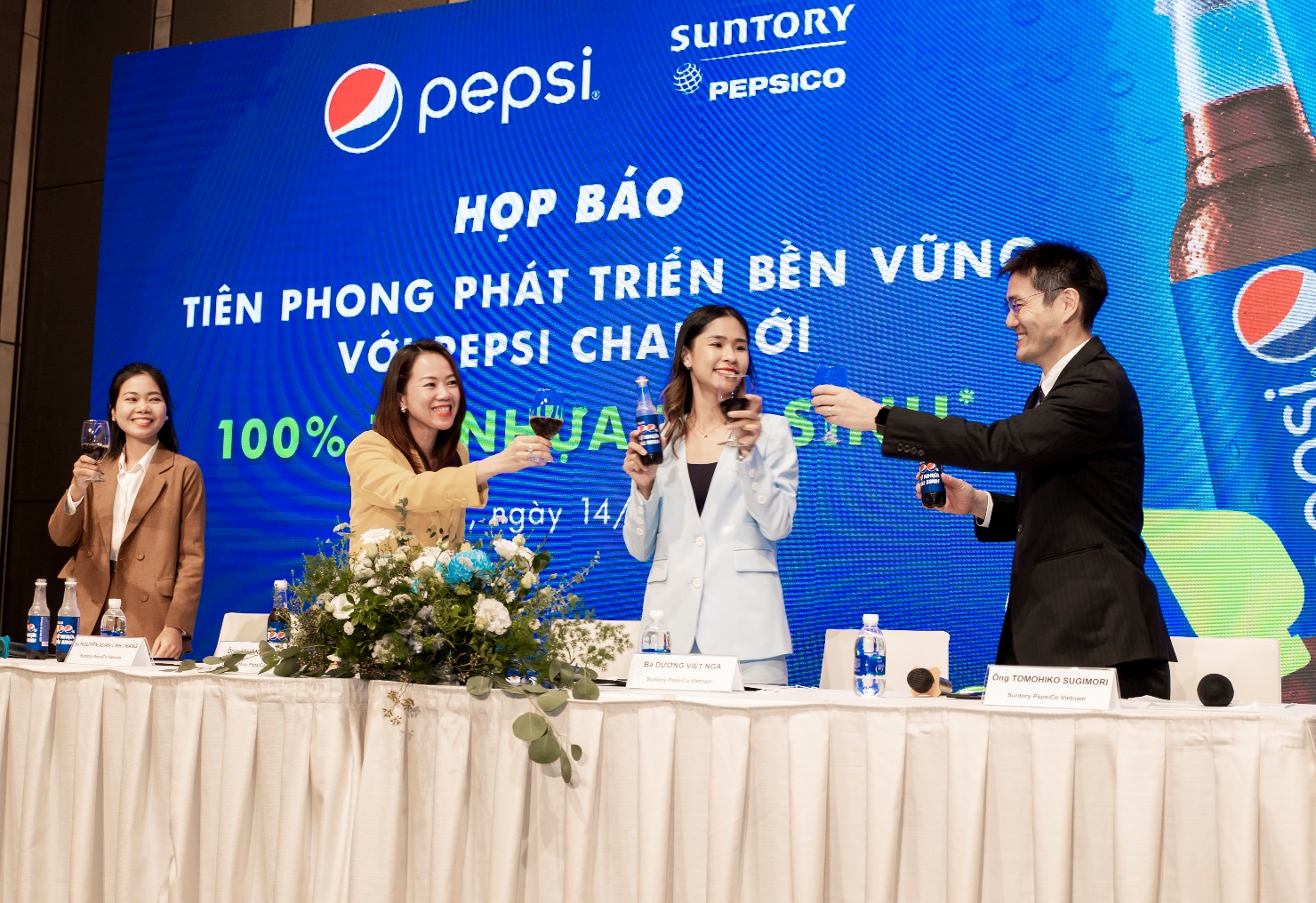 Suntory PepsiCo ra mắt sản phẩm Pepsi với bao bì từ nhựa tái sinh tại Việt Nam - Ảnh 1.