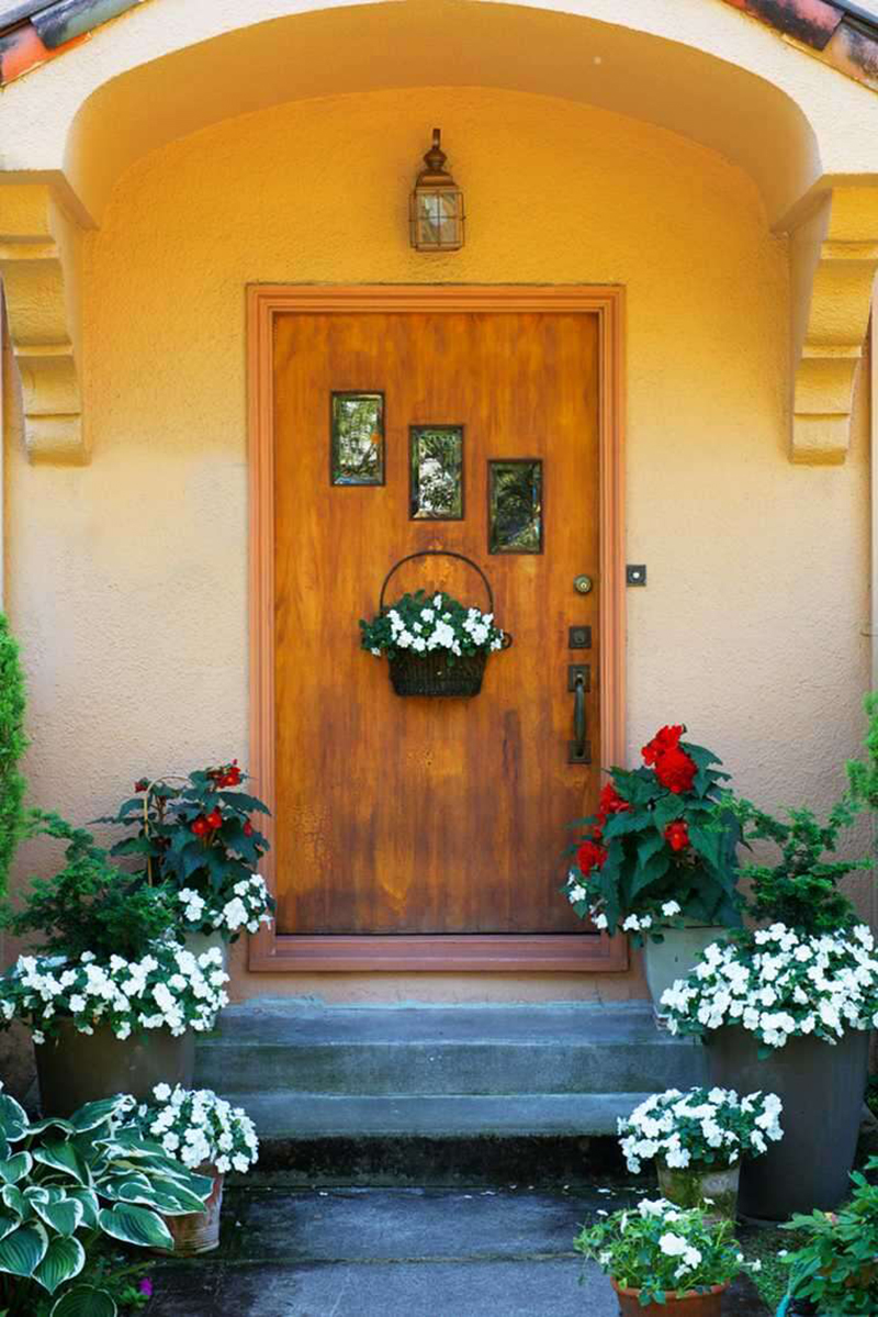 Tô điểm “giao diện” cửa nhà thêm xanh bằng cây cảnh và hoa tươi khiến ai đi qua cũng phải ngoái nhìn - Ảnh 14.