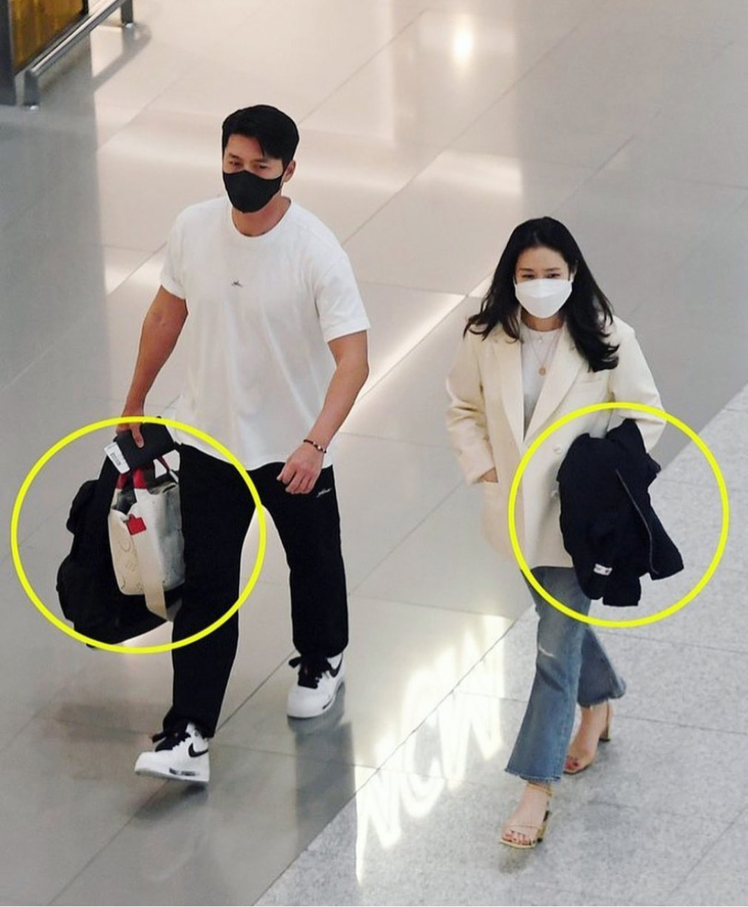 Chẳng cần đi cạnh bà xã Son Ye Jin, Hyun Bin cũng gây bão sân bay không ít lần nhờ ngoại hình &quot;cực phẩm&quot; thế này - Ảnh 3.