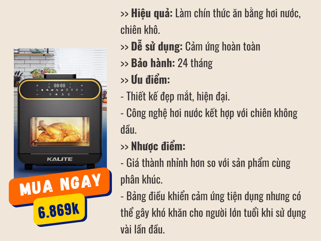 Mẹ đảm Sài Gòn đánh giá nồi chiên không dầu hơi nước siêu “sốt” gần 7 triệu, liệu có thực sự đáng để đầu tư? - Ảnh 9.