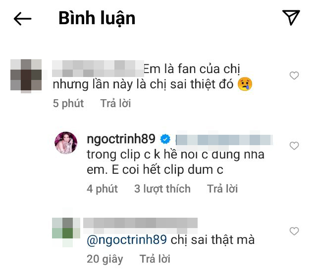 Netizen mỉa mai Ngọc Trinh sau tuyên bố không nể nên không xin lỗi và đây là cách cô đáp trả - Ảnh 3.