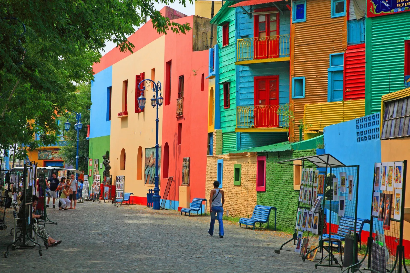 La Boca neighborhood in Buenos Aires, Argentina