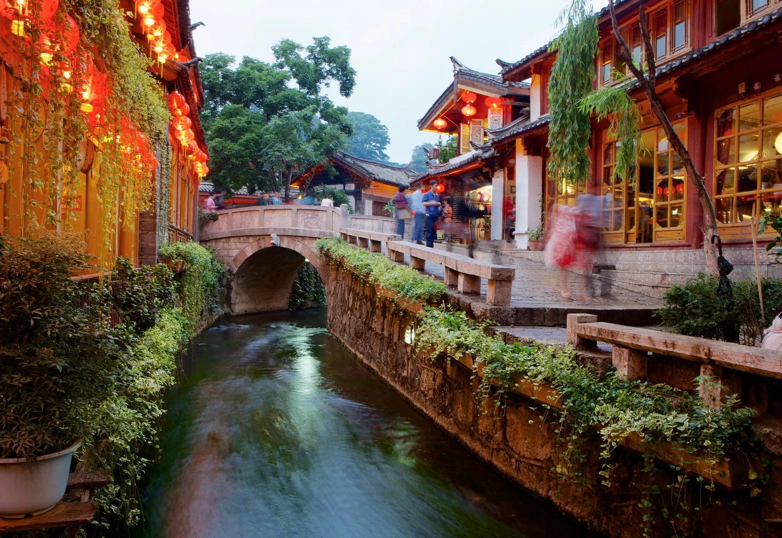 1,000 years old Old Town in Lijiang, China