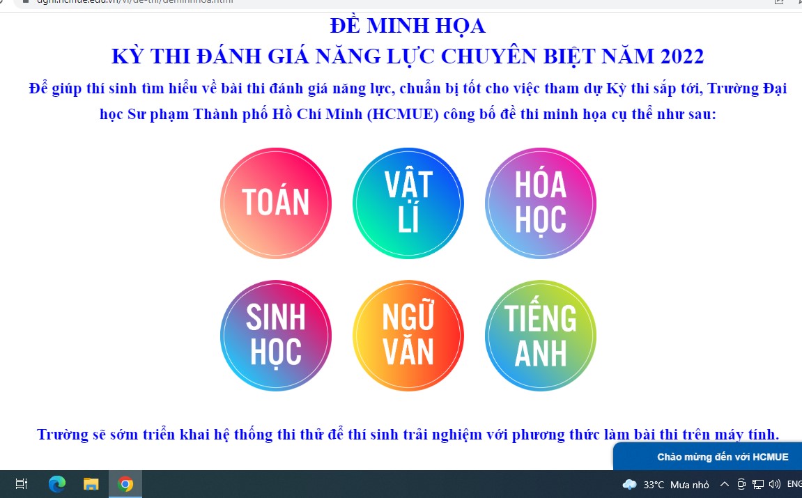 Cận cảnh đề thi đánh giá năng lực chuyên biệt của Trường  ĐH Sư phạm TP HCM - Ảnh 2.