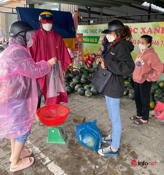 Người dân đội mưa đi “giải cứu” dưa hấu Quảng Nam bị mưa ngập, nhiều điểm tặng dưa miễn phí, hàng chục tấn hết veo - Ảnh 2.