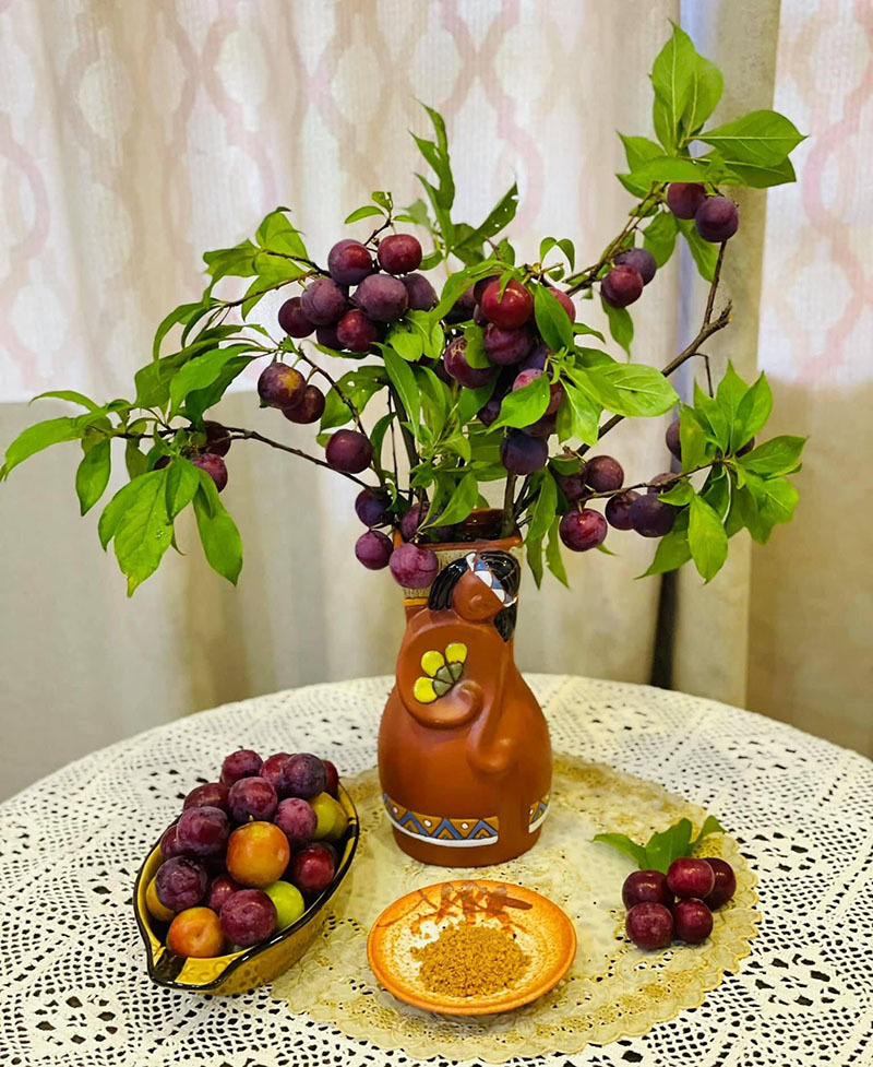 The unique fruit tree, both to decorate the house while waiting for the fruit to ripen, makes many Ha Thanh sisters love it - Photo 4.