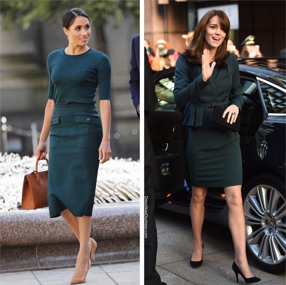 Many times she dresses like her sister-in-law, but Meghan Markle 