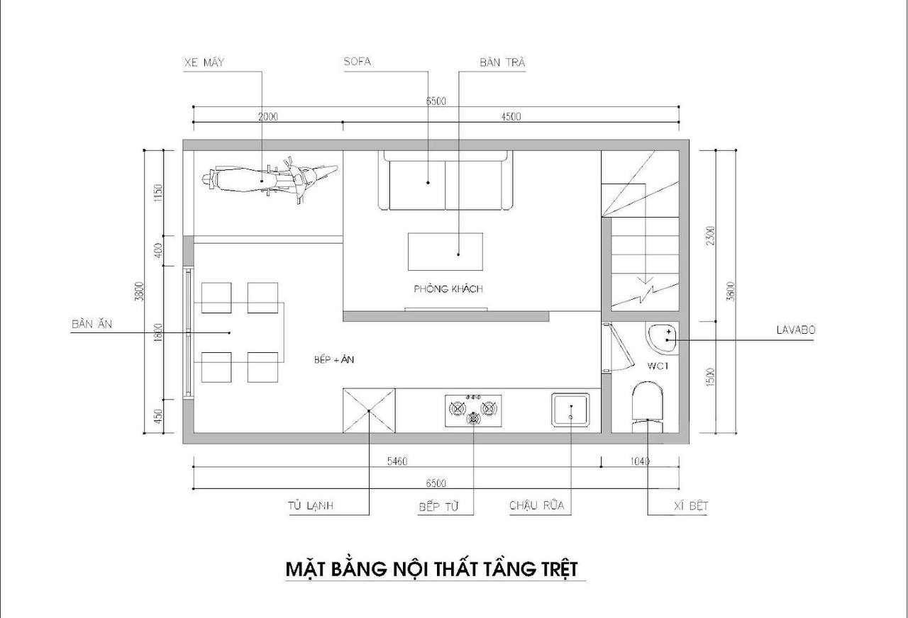 Thiết kế nhà ống: Tư vấn thiết kế nhà ống có 3 phòng ngủ thoáng mát- Ảnh 1.