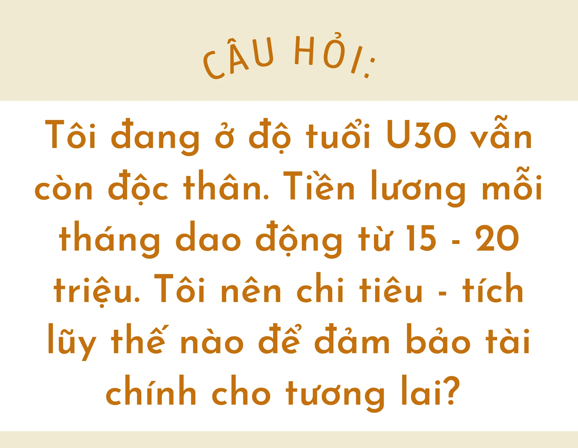 Đây là 2 khoản tích lũy chuyên gia tài chính nhắn U30 còn độc thân, thu nhập 15 - 20 triệu/tháng nhất định phải dự phòng  - Ảnh 1.