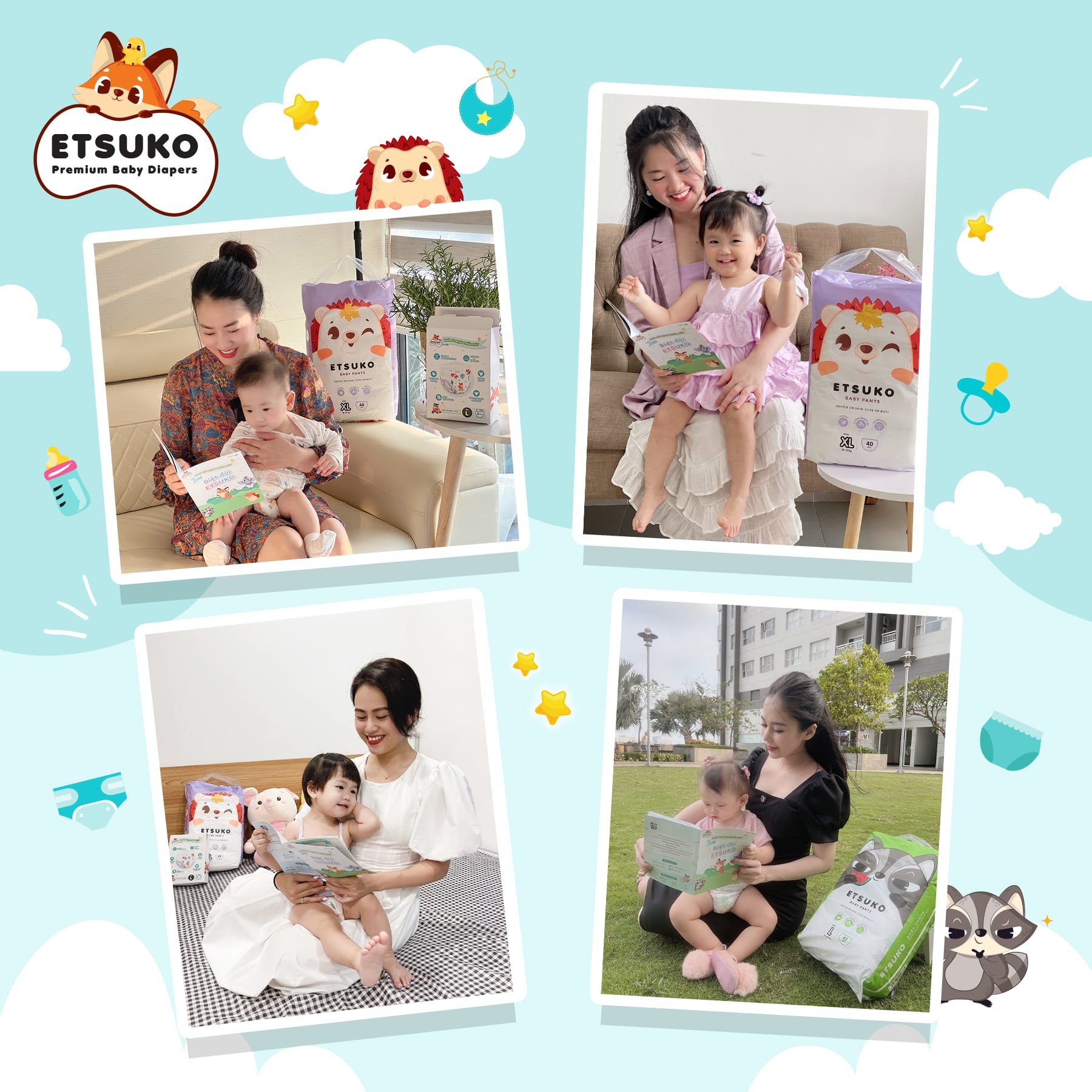 ETSUKO diapers officially entered the Vietnamese market with great deals - Photo 3.