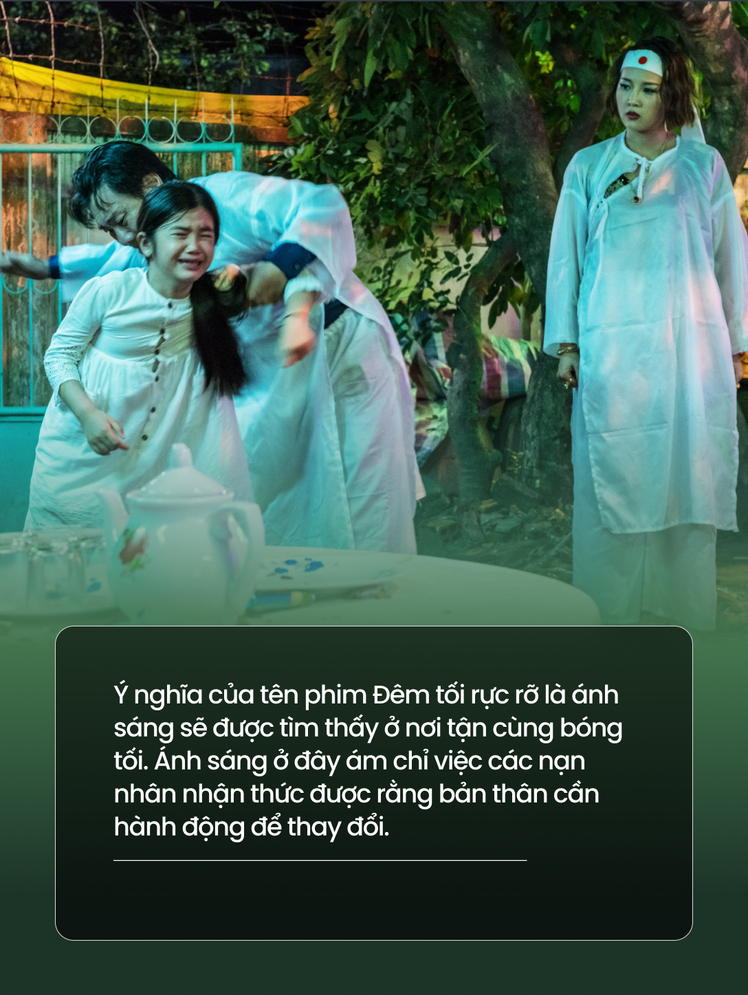 Review A brilliant night: A look at the most unfortunate family in Vietnam to see how painful the problem of violence is - Photo 6.