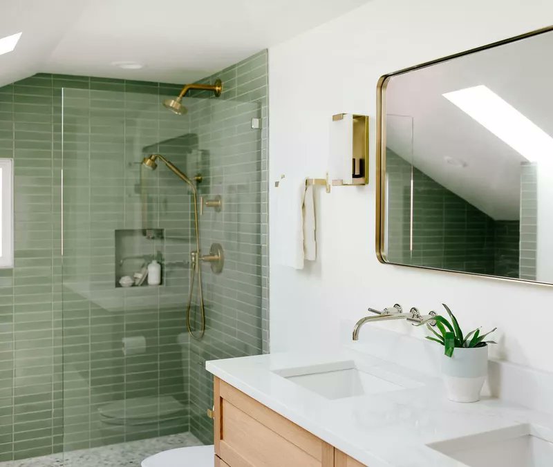 14 minimalist bathrooms capture the hearts of Scandinavian sisters - Photo 12.
