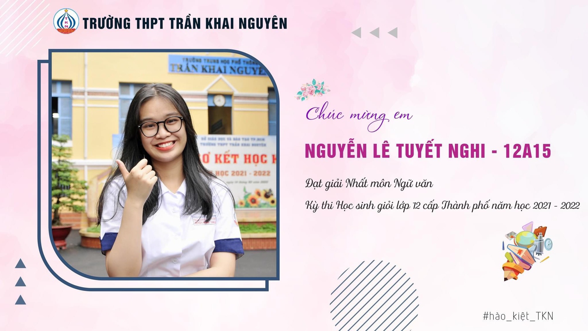 Nữ sinh đạt giải Nhất HSG Văn thành phố một lần kể hết bí kíp chém Văn 5 tờ 14 trang trong 120 phút - Ảnh 1. Nữ sinh đạt giải Nhất HSG Văn thành phố một lần kể hết bí kíp chém Văn 5 tờ 14 trang trong 120 phút - Ảnh 1.