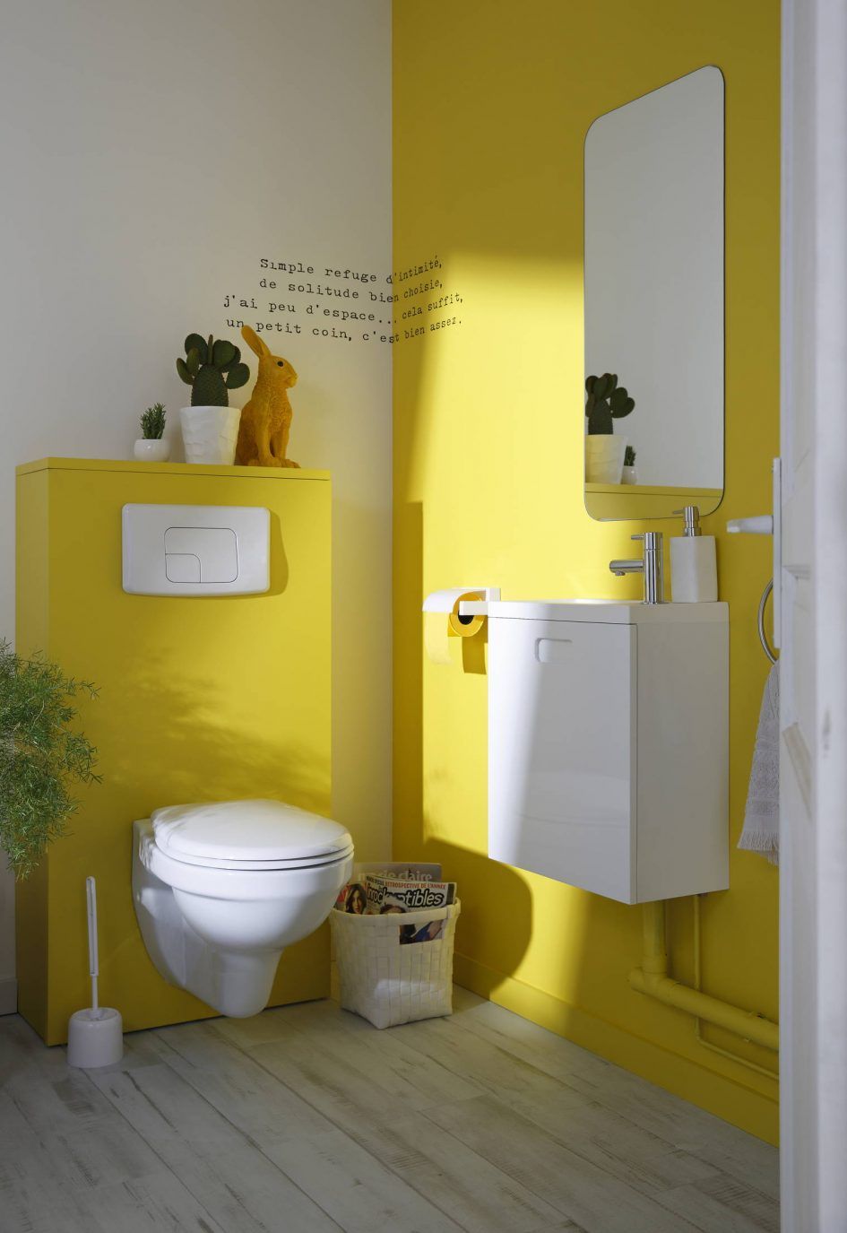 Bí quyết cho căn phòng tắm luôn tươi sáng, sinh động là bổ sung gam màu vàng nắng - Ảnh 7.